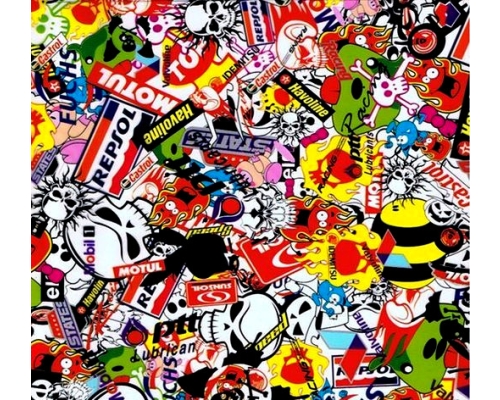 Folia do hydrografiki Stickerbomb